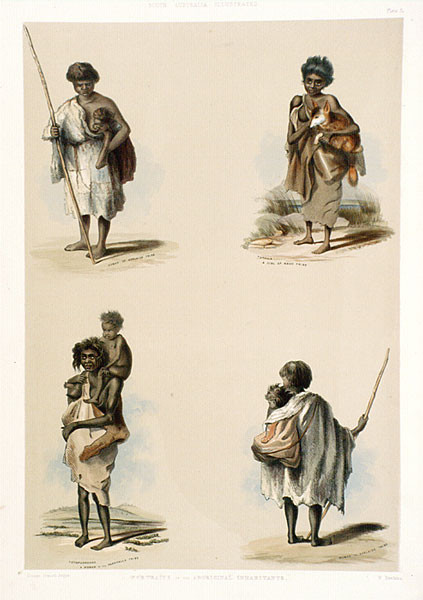 Aboriginal inhabitants by George French Angas